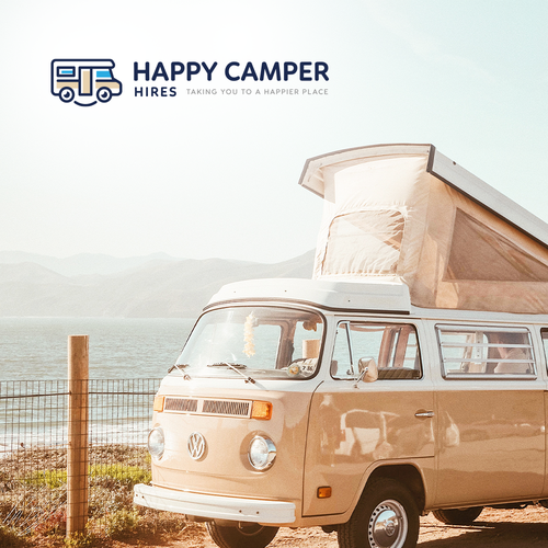 Diseño de We need a happy feel logo design for our camper hire business (dont de AREA51d