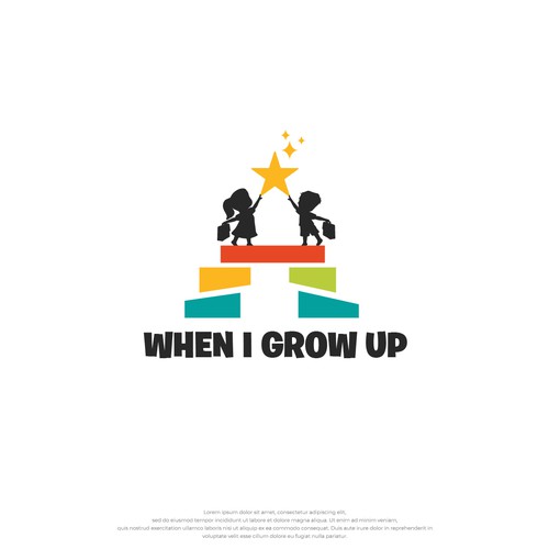 When I Grow Up Logo Design by norzone