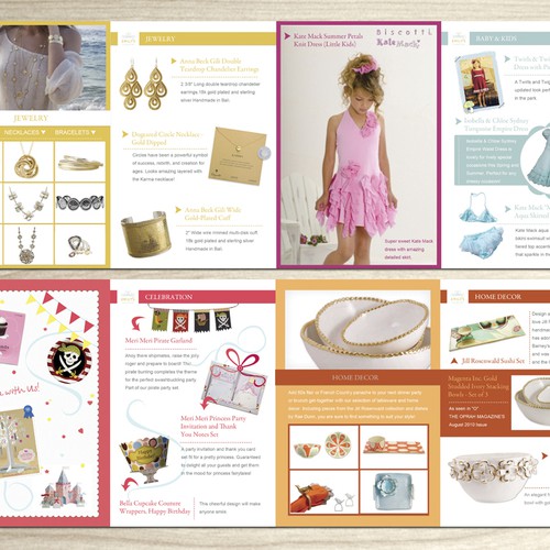 Create New Brochure for Emily's Collection: An Online Unique and Luxury Gift Boutique  Design por itsdobi