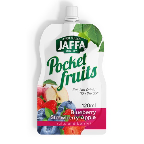 Develop Concept Design for Jaffa "Fruit in Pocket" adults’ fruit and berry puree Design by syakuro