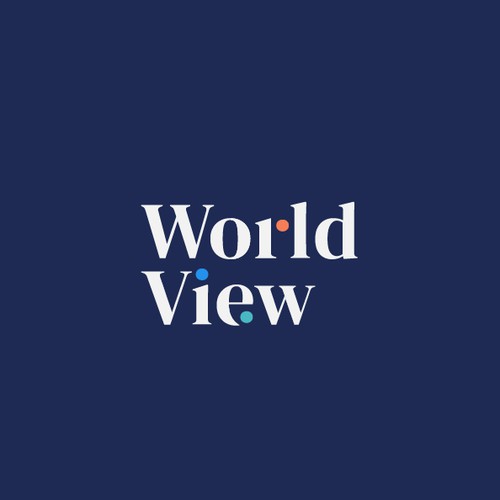 WorldView Magazine Logo Design by Creative Dan
