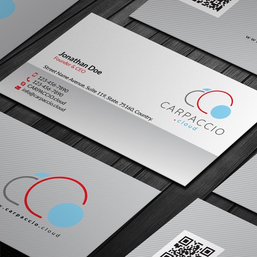 Give more muscle to research with graphic ID for CARPACCIO.cloud Design by DesignsTRIBE