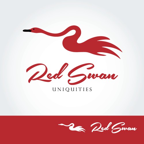 Logo for red swan uniquities | Logo design contest 99designs
