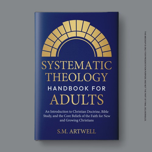 "Design a book cover for christian theology introduction" winning T-shirt