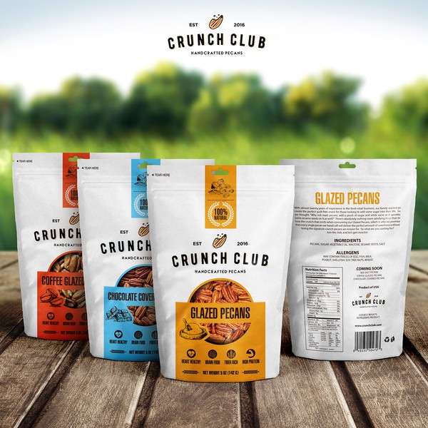 Packaging Design for Gourmet Pecan Company