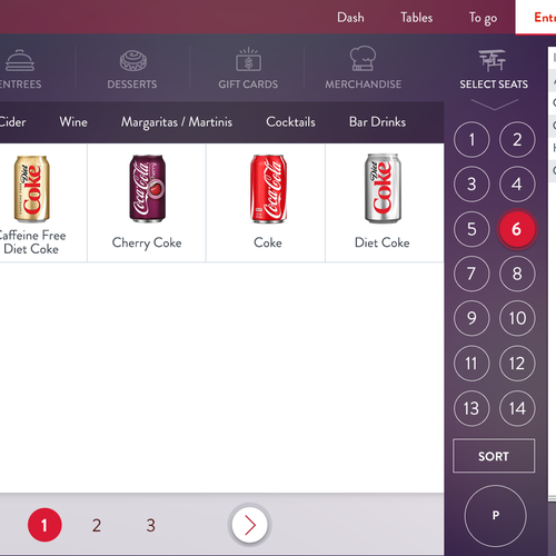 Redesigning a new user interface for a restaurant point-of-sale system Design by MaisonHueco™