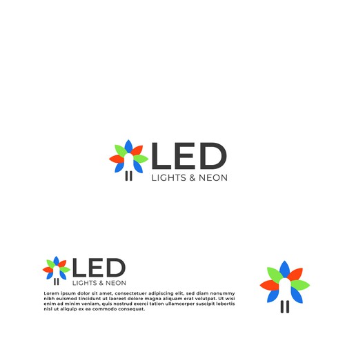 We are looking for a great logo for our LED lighting business Design by iz.