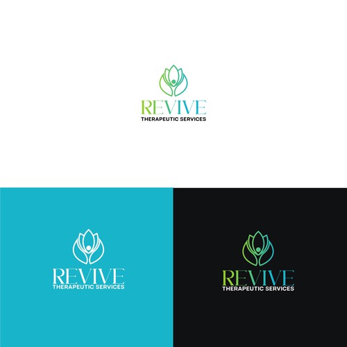 Looking for a modern, refreshing logo for Revive Therapeutic Services Design réalisé par S H A Y