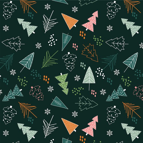 Diseño de Design a Christmas Pattern for Luxury Decorative Gift Boxes de Fran.illus