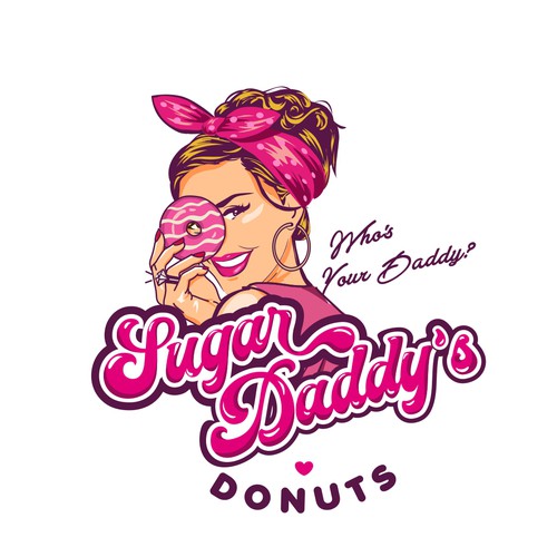 SUGAR DADDY DONUTS LOGO CONTEST Design by nindadian