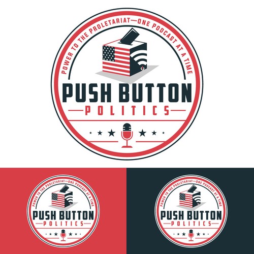 Push Button Politics Logo Design Design by GivenChy