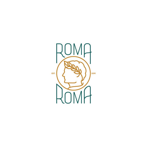 Roma Roma Logo Desing Diseño de involve