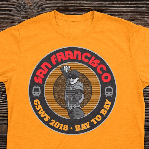 Design a Bold T-Shirt for San Francisco Athletes going to Softball World Series! Design by Jose Antonio Varela