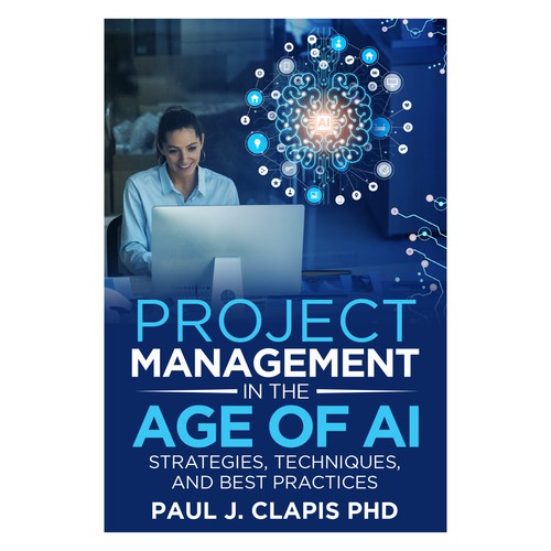 Simple, professional cover for a business book about Artificial Intelligence Design von anisha umělec