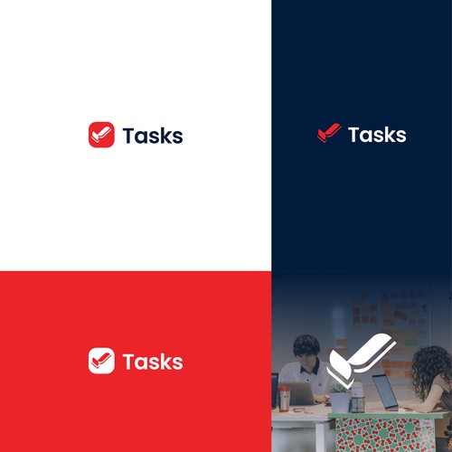 Logo, App Icon and branding of the to-do list app Design by Rustu Design