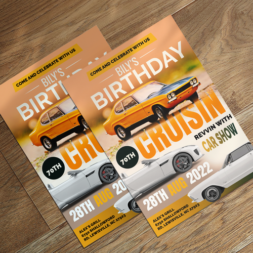 Car Show Flyer-ontwerp door R A H E E M ツ