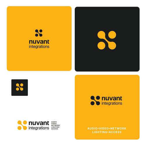 Logo Design for Nuvant Integrations — Modern Architectural Systems Brand Design by BLACKDOG DESIGN