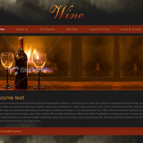 1-3 Page Website Template Design von Creative Chef