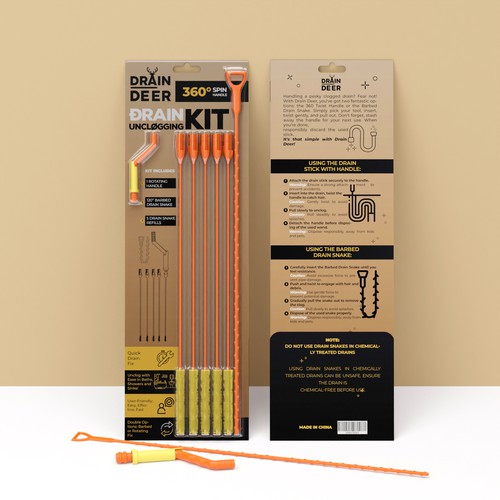 Guaranteed! stylish kraft blister packaging for drain deer: drain ...