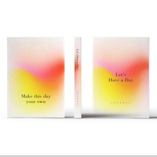 Minimalistic pinterest vibe for a self help journal cover Design by Trivuj