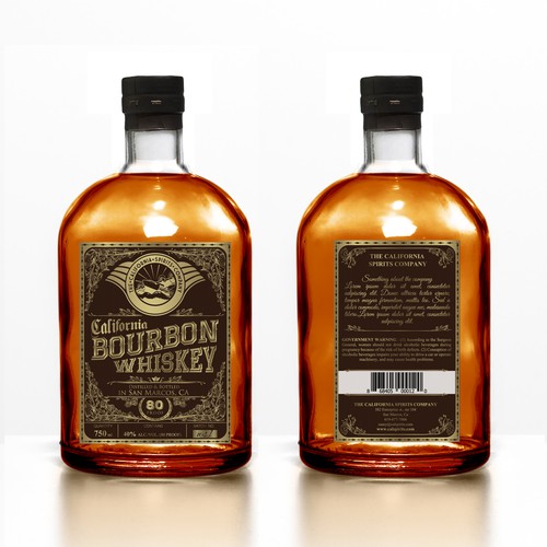 Design a retro Bourbon label Design by TheBeeDee