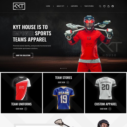 KYT House - Apparel Co Website Design Design by Webenix Solutions