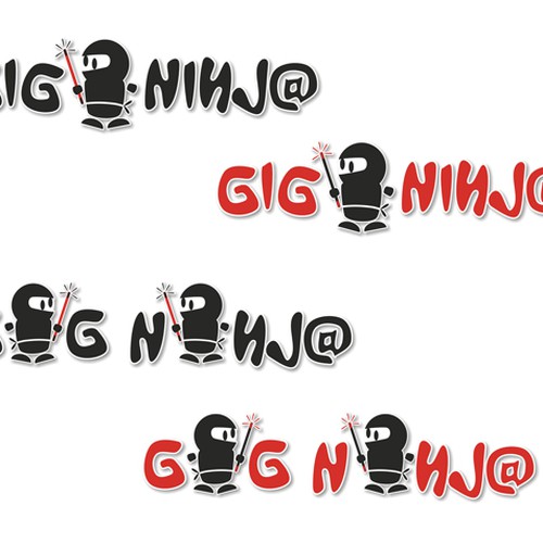 GigNinja! Logo-Mascot Needed - Draw Us a Ninja Design por n4t