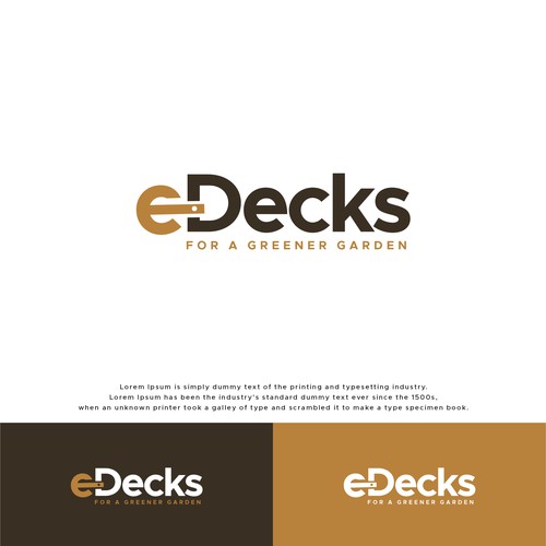 in need of powerful modern logo for nationwide decking company デザイン by Arfian Huda