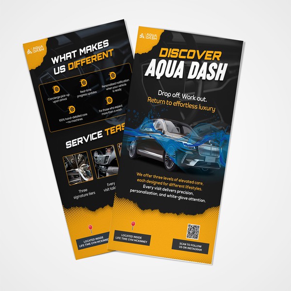 Aqua Dash Launch flyer