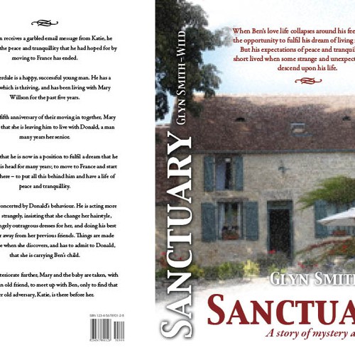 Cover for paperback novel Design by svenaj