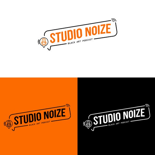 Design Podcast logo for Black art podcast di nomaden.studio