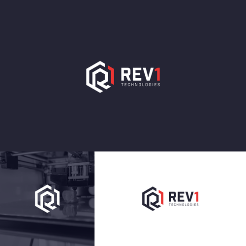 Rev1 Technologies Logo Design Diseño de dKOI designs