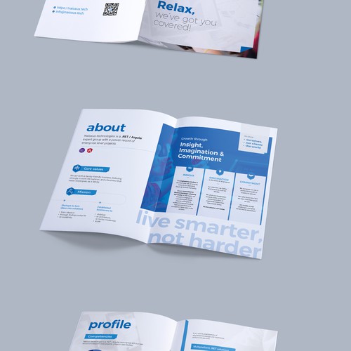 Software outsourcing brochure Design by kzine