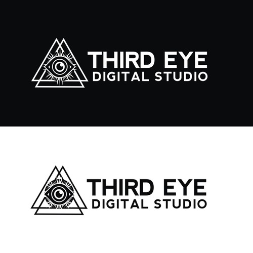 Create a logo with a third eye inspired by Alex Grey for Third Eye Digital Studio Design by Wintrygrey