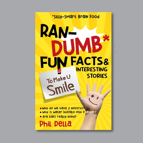 Ran-Dumb Fun Facts Book Cover Design by Desry