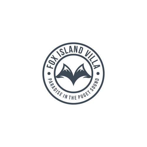 Design a Vacation Home Logo that Depicts Paradise on Fox Island Design by Fortunately_72