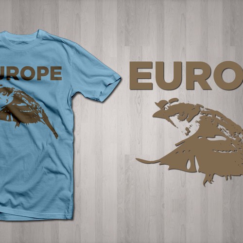 Design the first cool europe souvenir tshirt