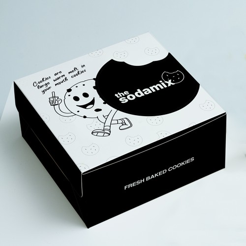 Single Cookie Box Design by Madushantha