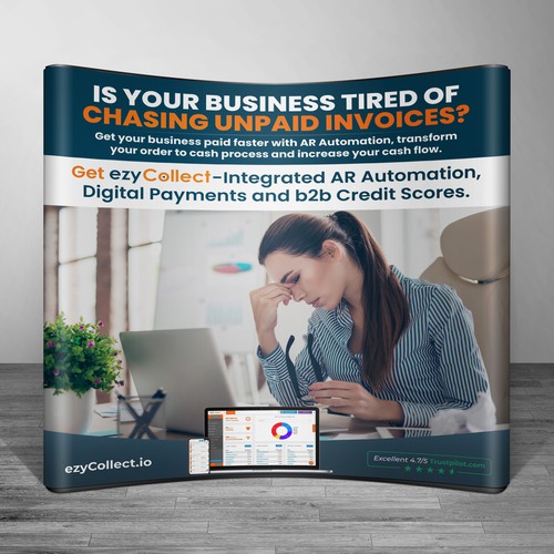 B2B Saas Pull Up Banner for Trade Show Diseño de icon89GraPhicDeSign