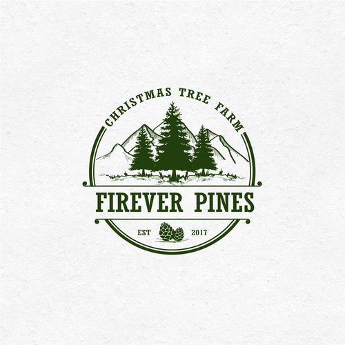 "Firever Pines" Christmas tree farm needs a simple but stylish logo