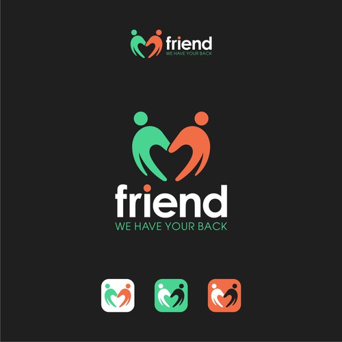 We need a soothing logo for a mental health support app Design by F1rst B