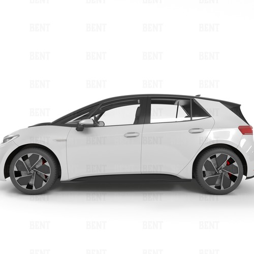 3D Model of VW ID3 Design by BenTō.