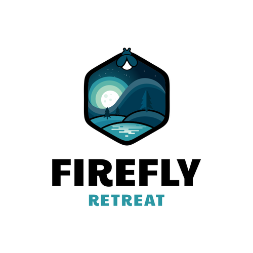 Diseño de Firefly Retreat. Fun logo inspiring families to explore the outdoors! de hidra ✅