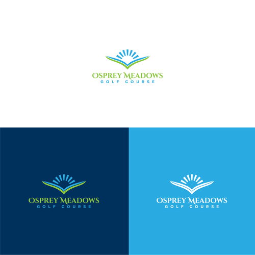 Golf Course Logo - Osprey Meadows Golf Course at Tamarack Design by Yagura