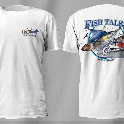 t-shirt design required - Fishing Charter Boat | T-shirt ...