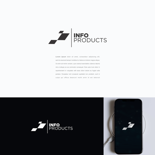 InfoProducts.com - Logo & Branding Design by avagraph™