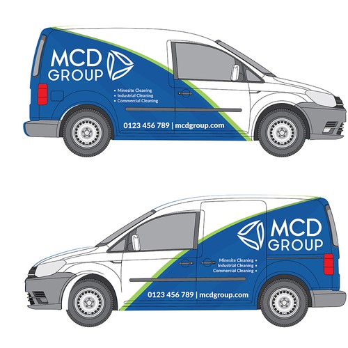 Partial wrap design for MCD Group Design by TheThreeMedia