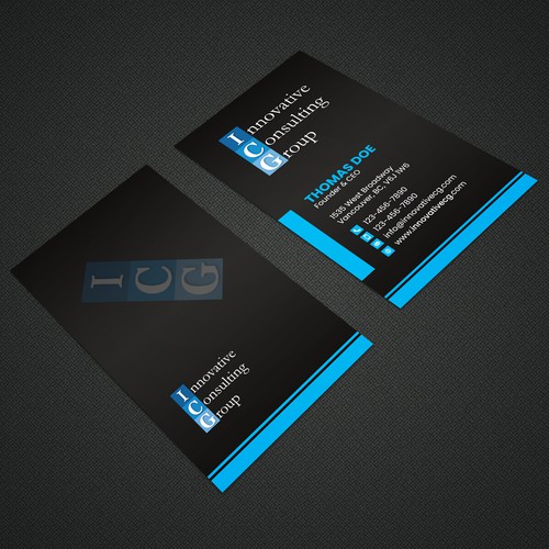 Design di ICG Business Cards di Naim Uddin
