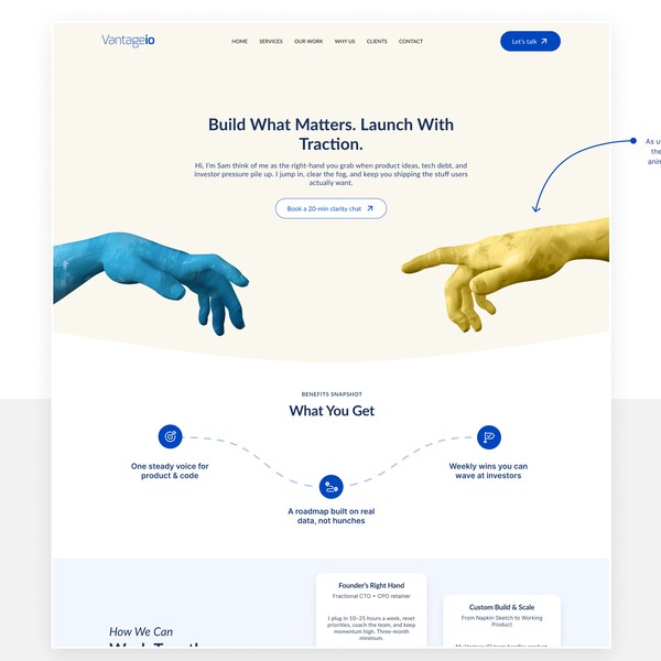 Landing page