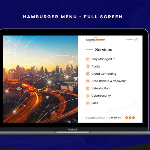 An IT services provider needs a high-tech website to help their business grow Design by ABRIR